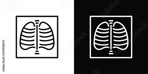 X-ray scan icon. Graphic Design vector icon. Ui Ux Icons