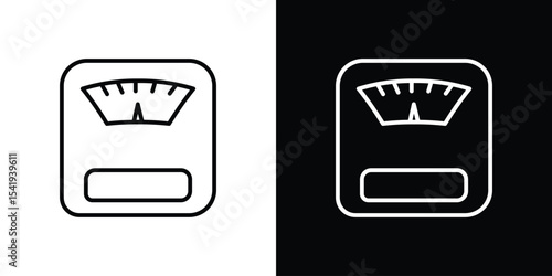 Weight scale icon. Graphic Design vector icon. Ui Ux Icons