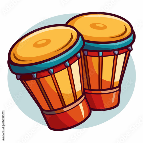 isolated, drum, object, white, toothpick, food, wood, red, popcorn, drink, music, bongo, coffee, cup, garbage, paper, plastic, hand, trash, recycle, container, wooden