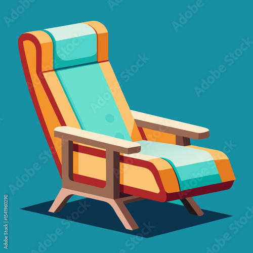 rocking chair on white background