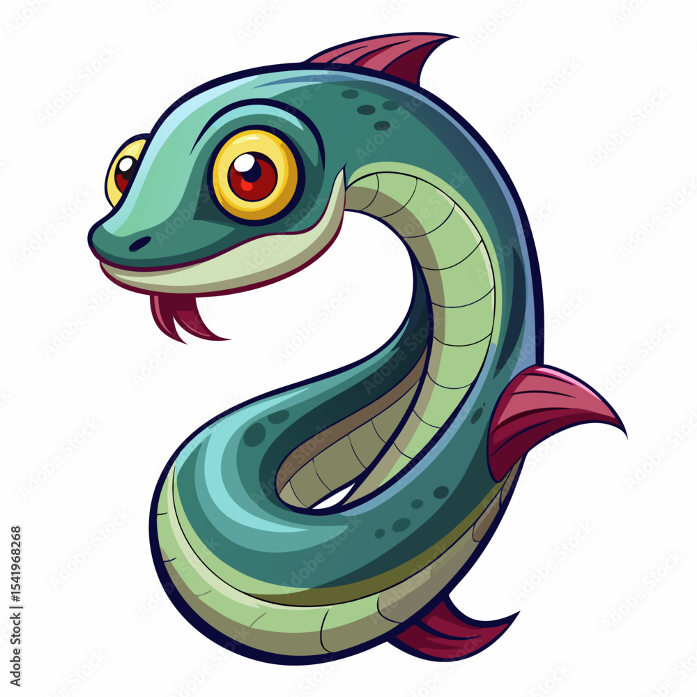 Obraz premium snake in the form of a snake