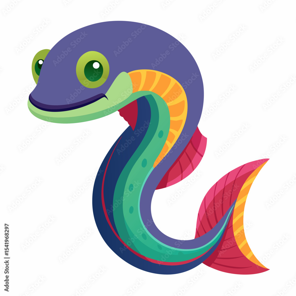 Fototapeta premium snake in the form of a snake