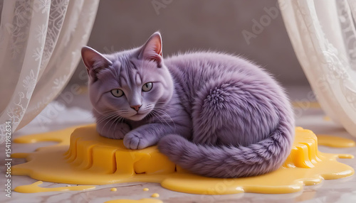 Sorbliss: Cat in Citrus Veil