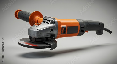 Professional Angle Grinder - Power Tool 3D Render