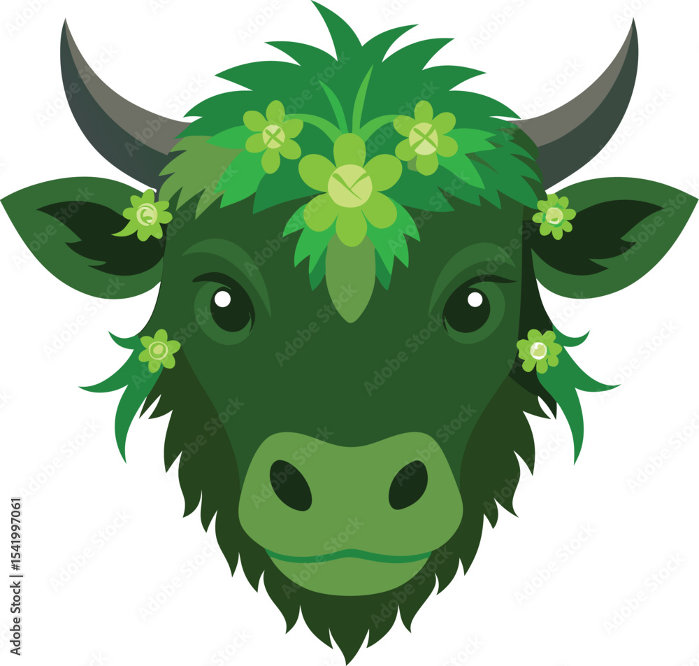 Fototapeta premium green monster vector