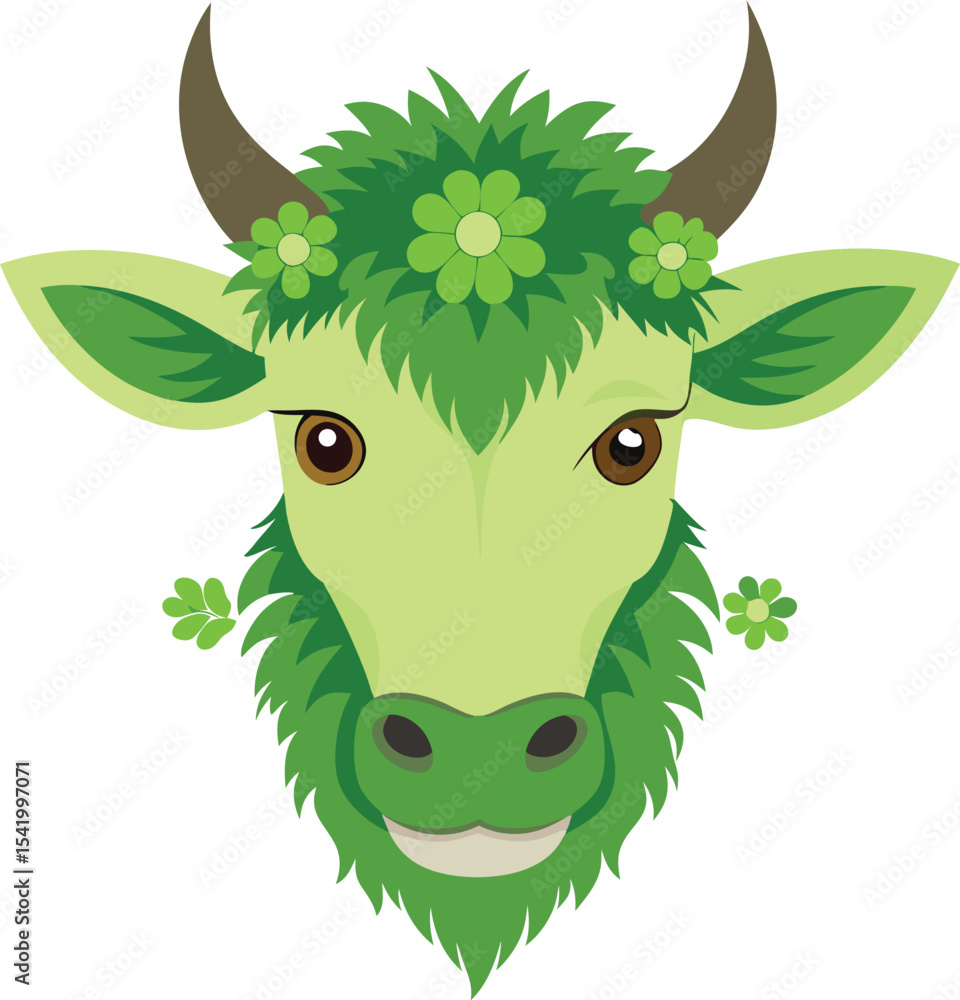 Fototapeta premium green monster vector