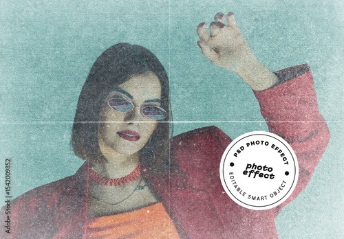 Vintage Paper Texture Photo Effect