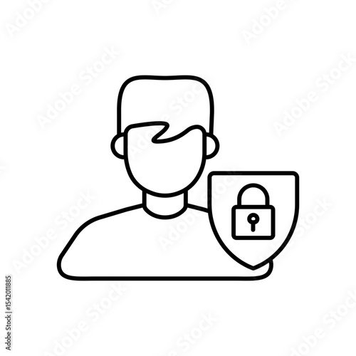 User Profile Account Line Icon