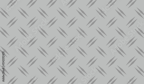 flat illustration metal tread diamond plate pattern steel texture gray wallpaper wide background