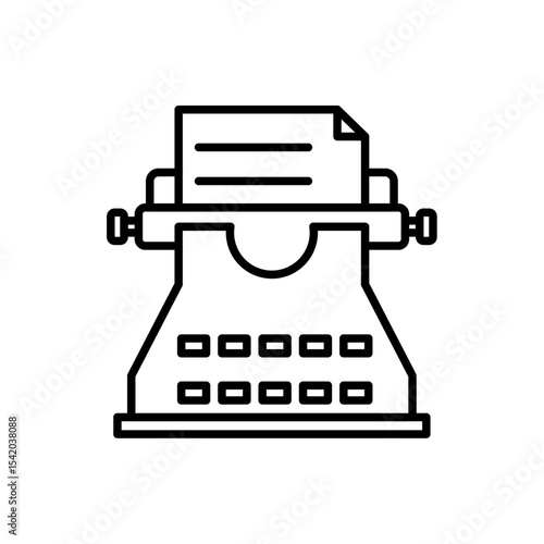 Type writer day icon, typewriter, typewriterday, vintageicon, writing, oldtypewriter, retroicon, typeicon, keysound, classicmachine, writericon, mechanicaltyping, storytelling, paperandink, 2025