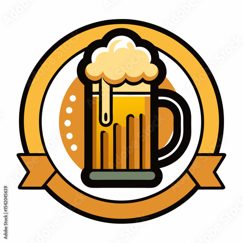 mug of beer with foam