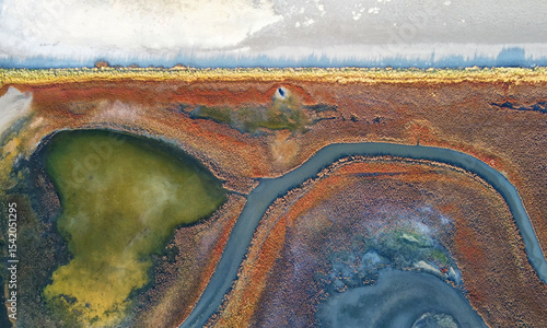 Natural Abstraction – Atanasovsko Lake from a Bird’s-Eye View