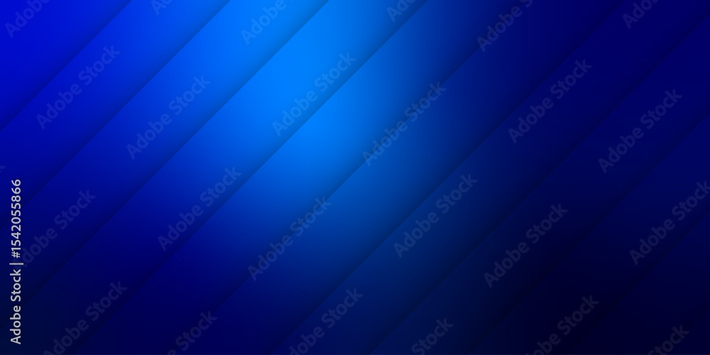 Obraz premium Modern Blue Gradient Background. Vibrant Abstract Design. Bg. Vector Illustration. Wallpaper