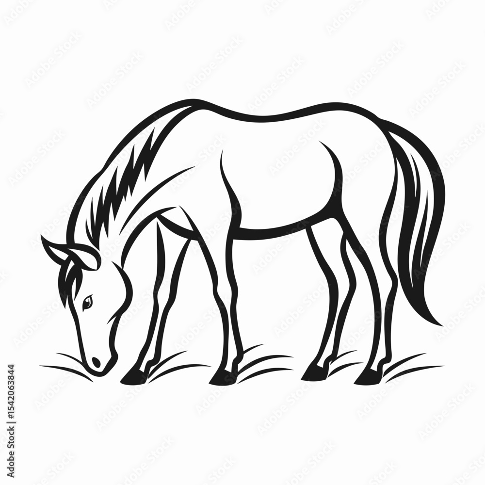 Fototapeta premium horse vector illustration