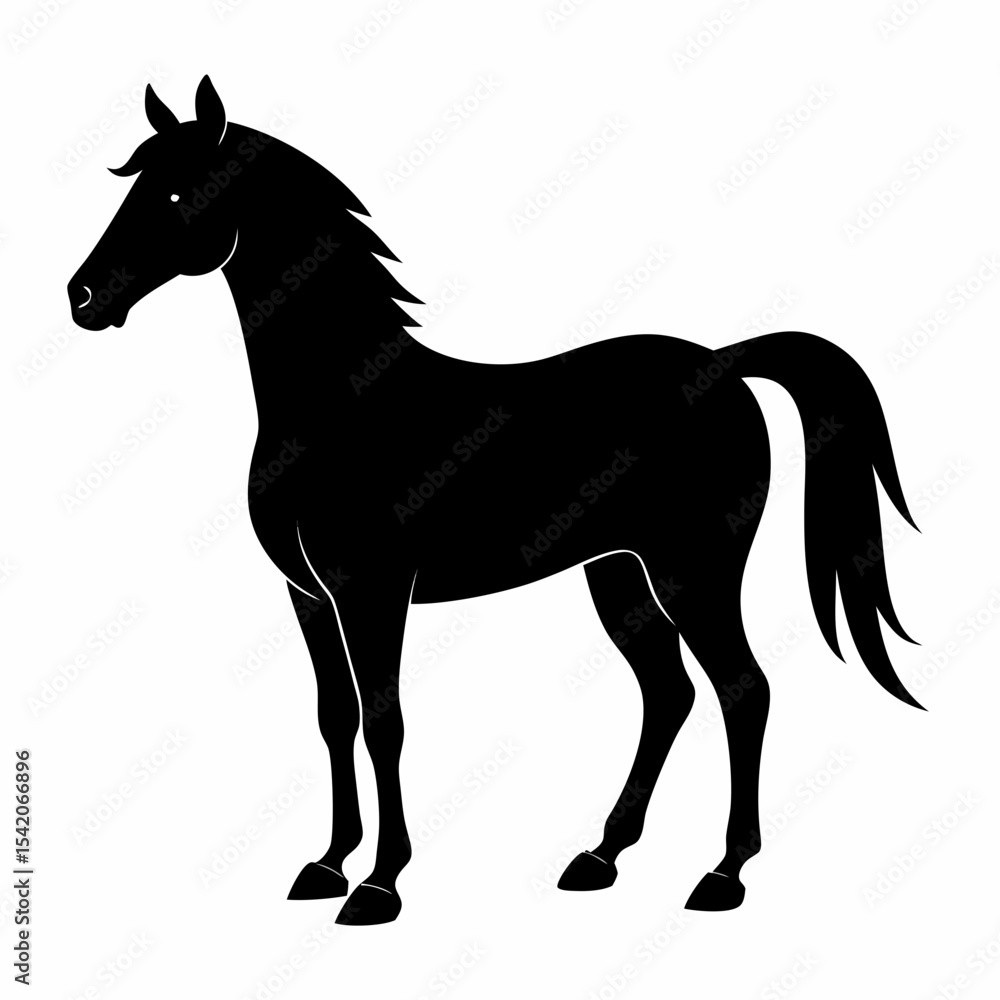 Obraz premium horse vector illustration