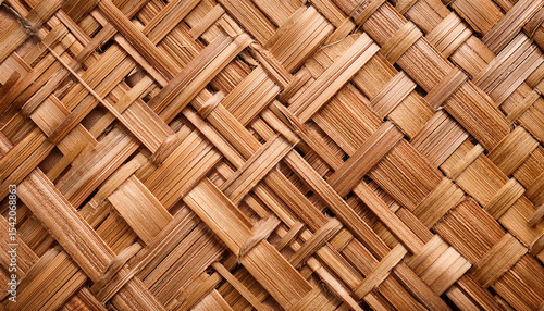 texture bamboo wood weave seamless pattern crafts light brown background