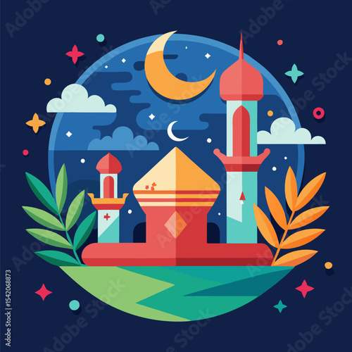 Islamic illustration highlighting the importance of Muharram in the Hijri calendar
