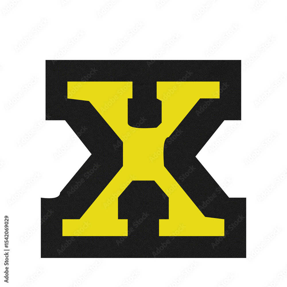 Obraz premium Letter X collage 