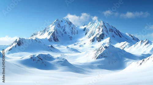 snow covered mountain