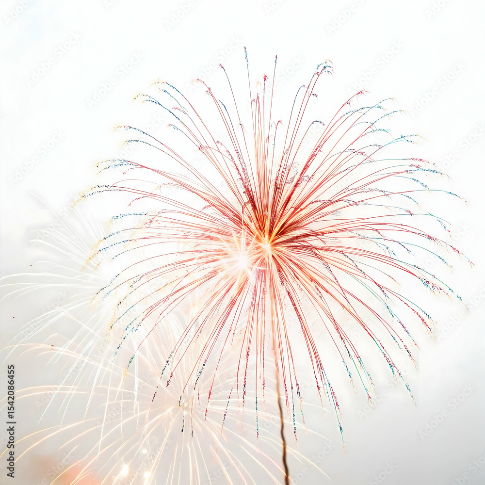 Light flare fireworks effect isolated on transparent background Light flare fireworks effect isolated on transparent background