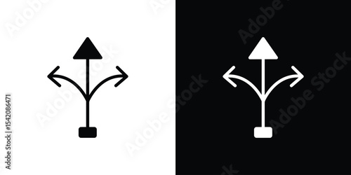 Flexibility icon black silhouette for web, and mobile app