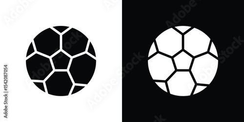 Football icon black silhouette for web, and mobile app