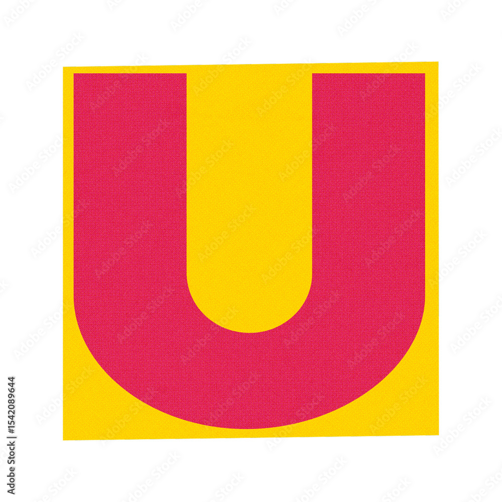 Fototapeta premium Letter U collage