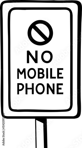 A black and white sign displaying 