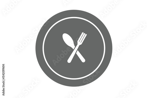 Tablespoon And Fork - Vector