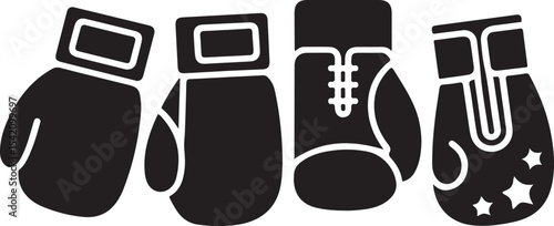 Boxer in Fighting Stance Silhouette

Punching Boxer Vector Design

Boxing Match Action Silhouette

Champion Boxer with Gloves Silhouette

Boxer Training in Ring Vector Art