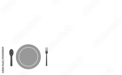 Tablespoon And Fork - Vector