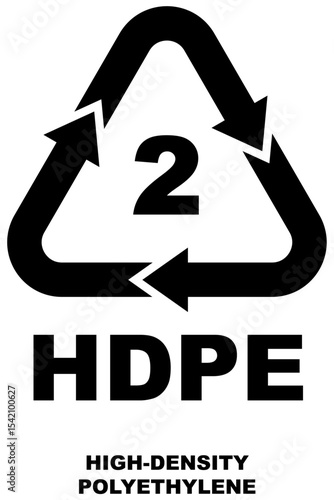 Recycling code icon, 