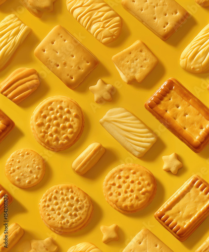 Sweet Cookies Seamless Texture Pattern - Perfect Repeat	
