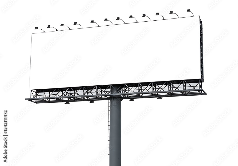 Obraz premium Billboard structure with blank advertisement space