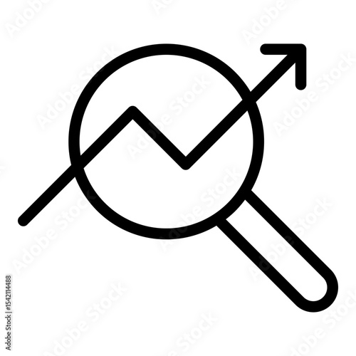 Predictive icon. Vector line icon