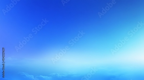 Blue sky gradient background with soft clouds creating a serene and calming atmosphere