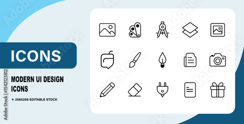 Modern UI Design Icons