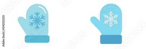 Colorful winter mittens with snowflake designs perfect for staying warm during the cold season