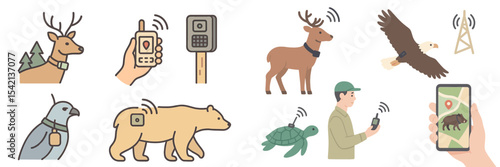 Wildlife tracking technology enables effective monitoring of animal movements in their natural habitats