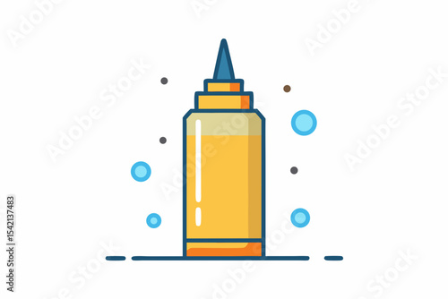 simple glue bottle open drops