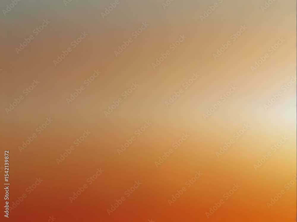 Obraz premium Warm Gradient Sunset Texture Background with Soft Orange, Red, and Cream Shades - ai