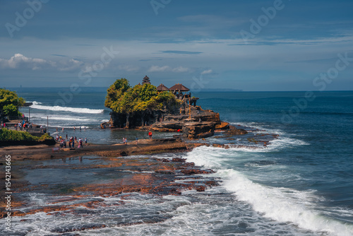 Tanah Lot Temple in Bali Morning