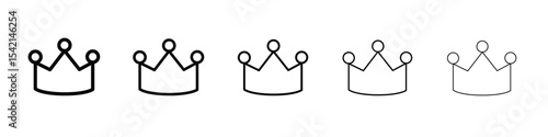 Crown icon Symbol concept for web design.simple line vector icon. logo illustration.