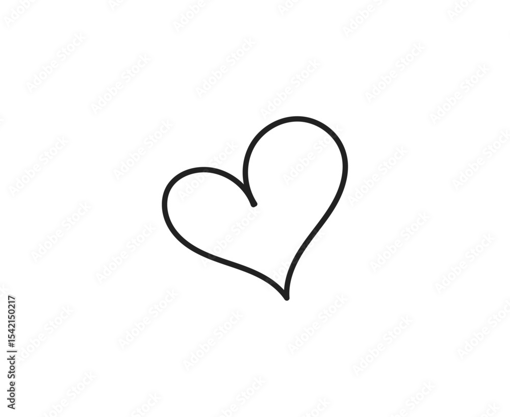 Heart icon. Vector illustration Heart icon. Vector illustration