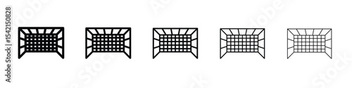 Goal net icon Symbol concept for web design.simple line vector icon. logo illustration.