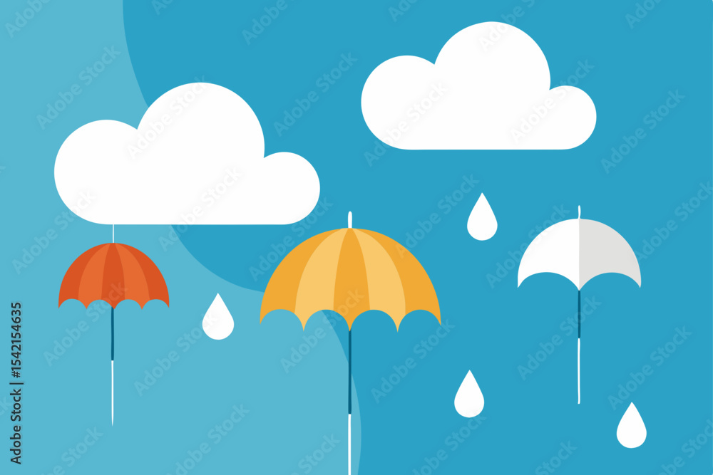 umbrella and clouds umbrella and clouds