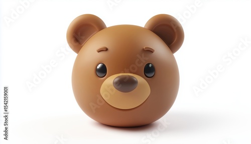 Adorable Bear Head Design For Infant T-Shirt Print - Perfect For Your Little One'S Wardrobe! Soft, Comfortable And Stylish. Perfect For Playtime!