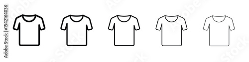 Shirt icon Symbol concept for web design.simple line vector icon. logo illustration.