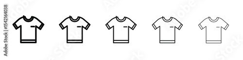 Shirt icon Symbol concept for web design.simple line vector icon. logo illustration.
