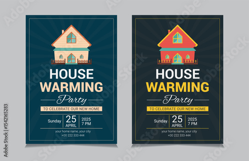 housewarming party invitation template	